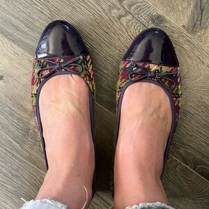 Sesto Meucci Multicolor Flats with Bow